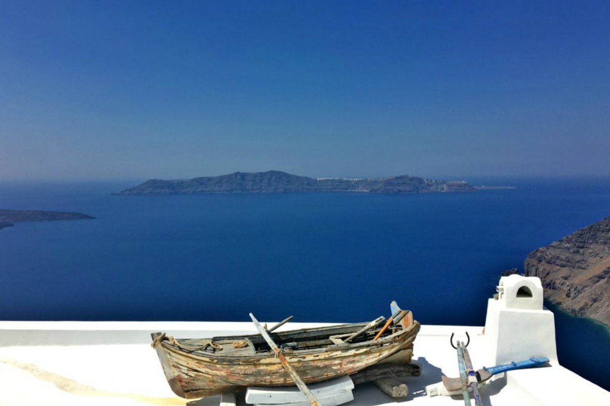 La paz y la magia de Santorini